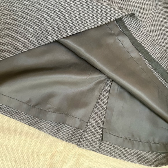 JonesNewYork Sz 12 💯PureNew Wool/Woolmark-Fullylined. Tiny black/dkgray pattern - Picture 5 of 6